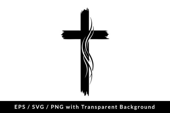 Christian Cross Silhouette with Swirl Review for Real Projects