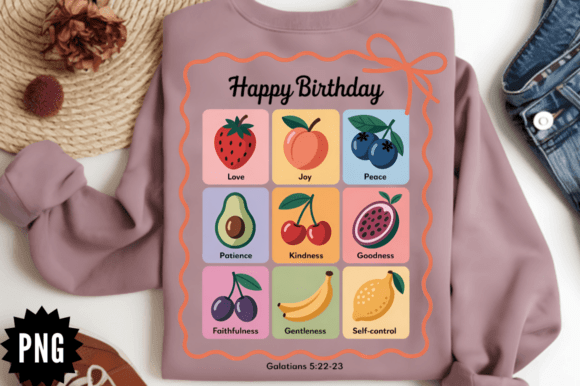 Happy Birthday Love Joy Peace PNG Design Review