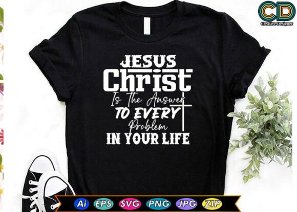 Jesus Christ Is the Answer T-Shirt Design Review