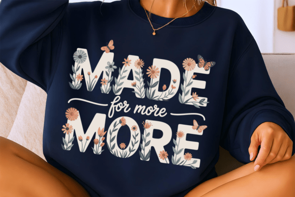Made for More Floral Typography Design Review