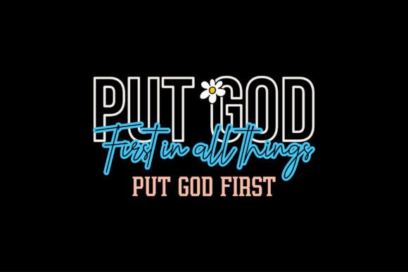 Put God First in All Things: A Spiritual Embroidery Design Review